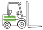 Electric forklift